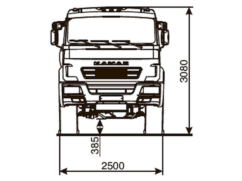 53504-6013-50 Тягач КАМАЗ